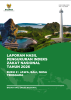 Laporan Hasil Pengukuran Indeks Zakat Nasional Tahun 2026 : Buku II Jawa, Bali, Nusa Tenggara